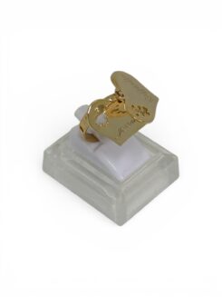Anello regolabile con cuore personalizzato