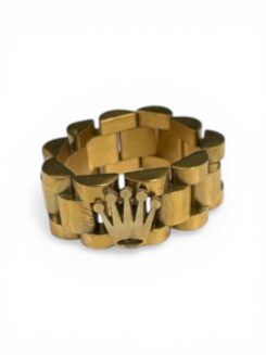 Anello modello corona personalizzabile