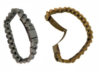 Bracciale con chiusura a orologio
